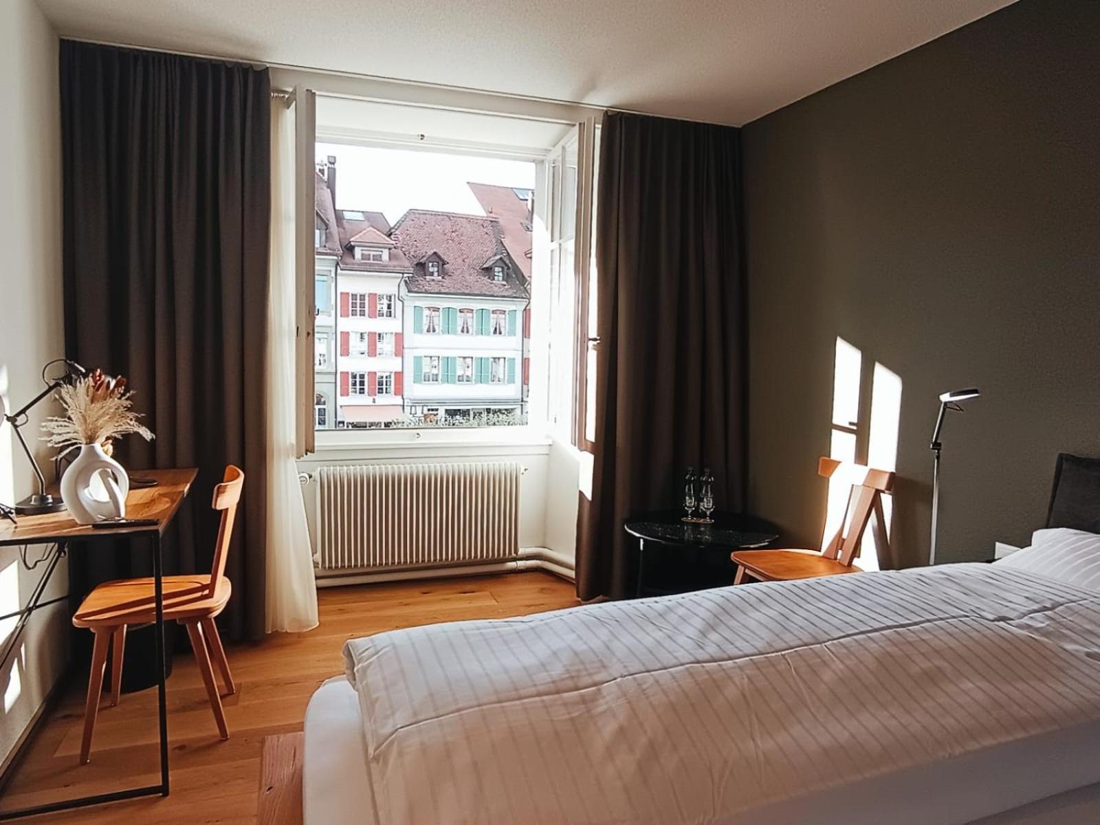 Hotel Restaurant Krone Aarberg Dış mekan fotoğraf