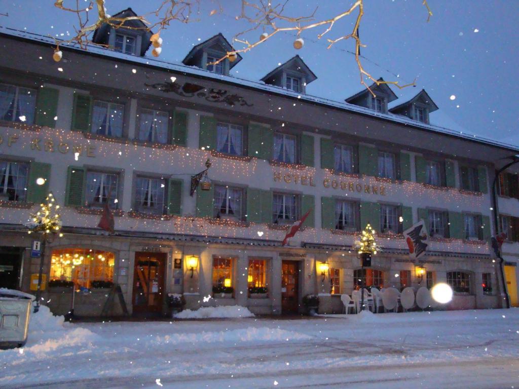 Hotel Restaurant Krone Aarberg Dış mekan fotoğraf